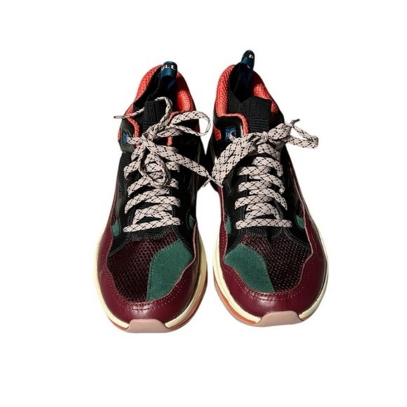 BrandBlack Saga Men sneakers Athletic Fashion Shoes Leather Fabric Vibram NIB